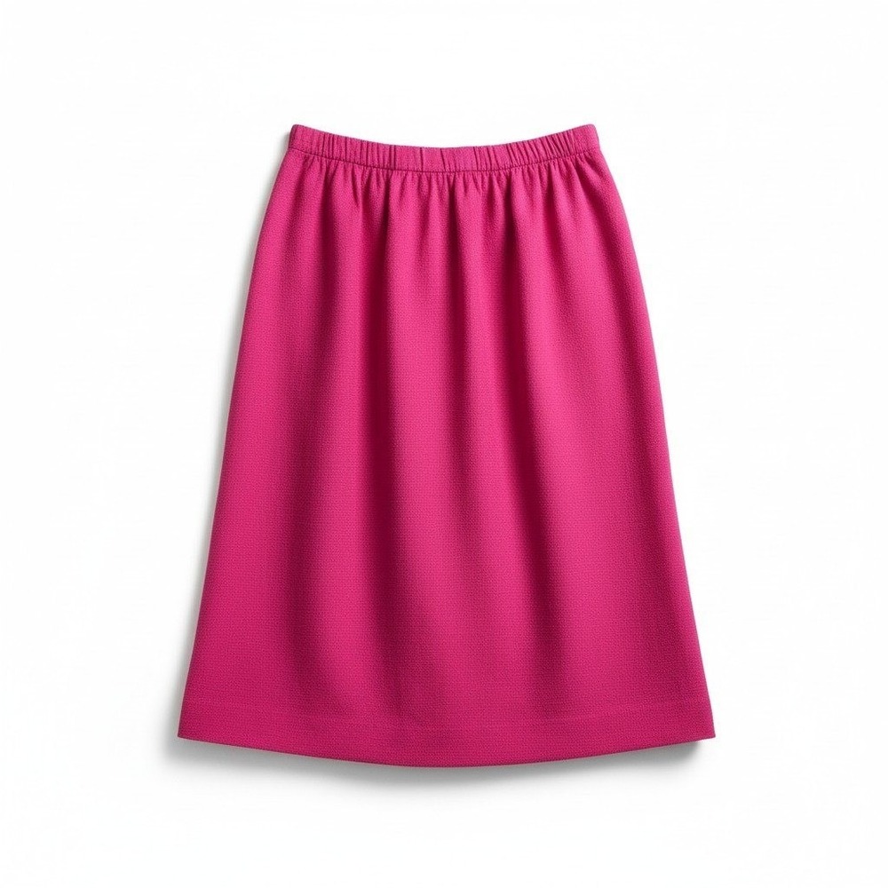 Evan-Picone Womens Magenta Pink A-Line Textured Knee Length Skirt Size 8